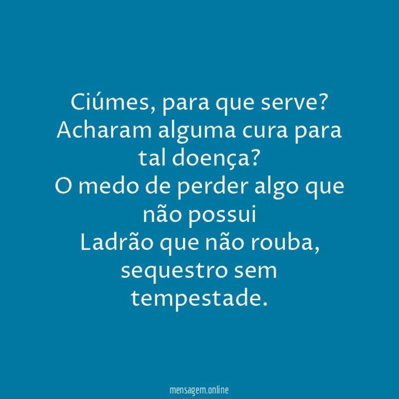 Ciúmes