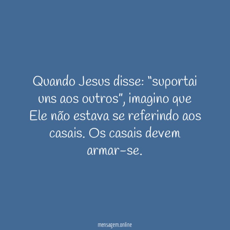 Quando Jesus disse