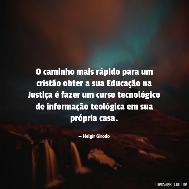 O caminho mais rápido para um cristão obter