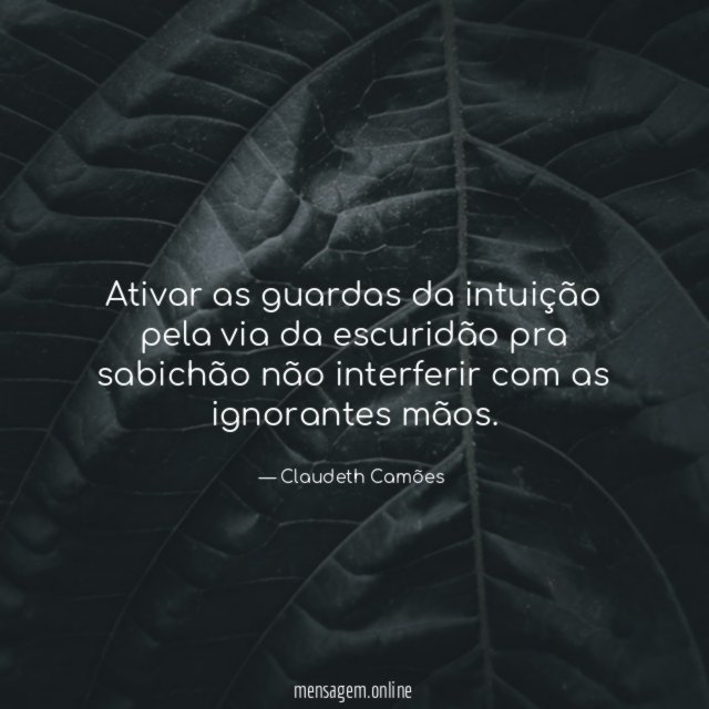 Ativar as guardas da intuição pela via da
