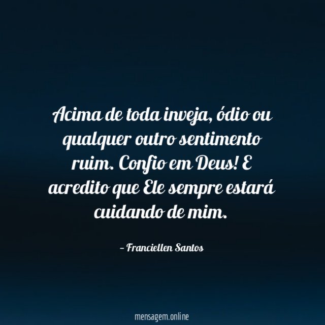 Acima de toda inveja