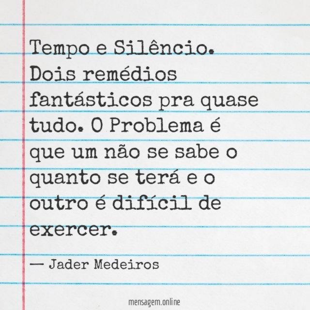 Tempo e Silêncio