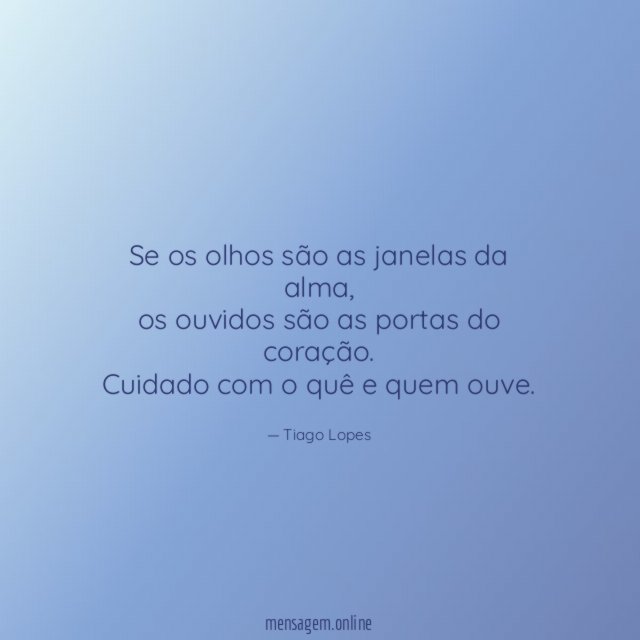 Se os olhos são as janelas da alma
