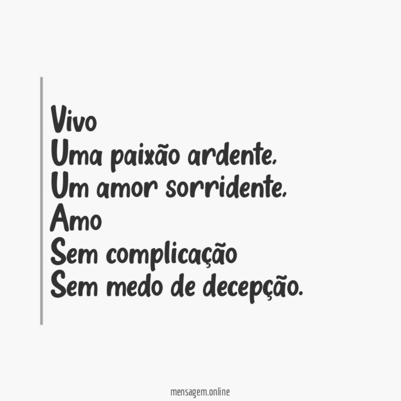 Vivo Uma paixão ardente