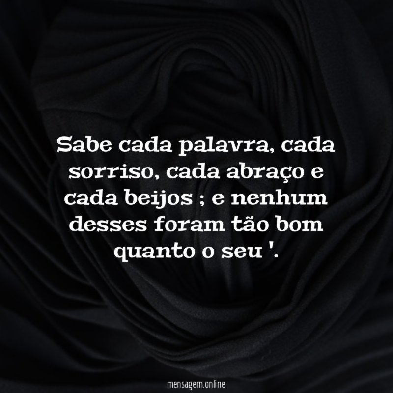 Sabe cada palavra