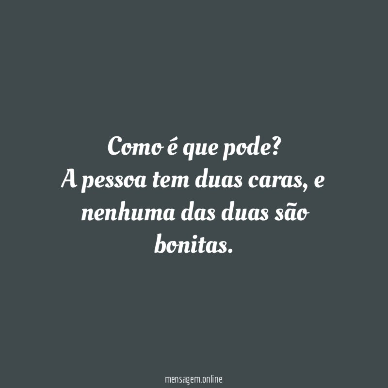 Como é que pode
