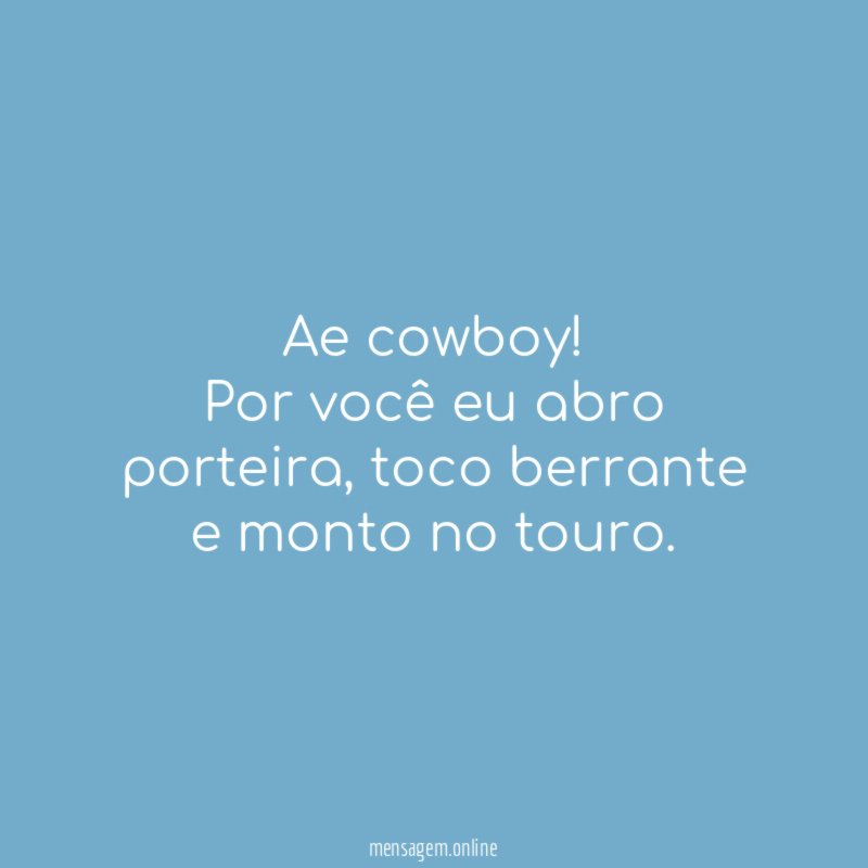 Ae cowboy