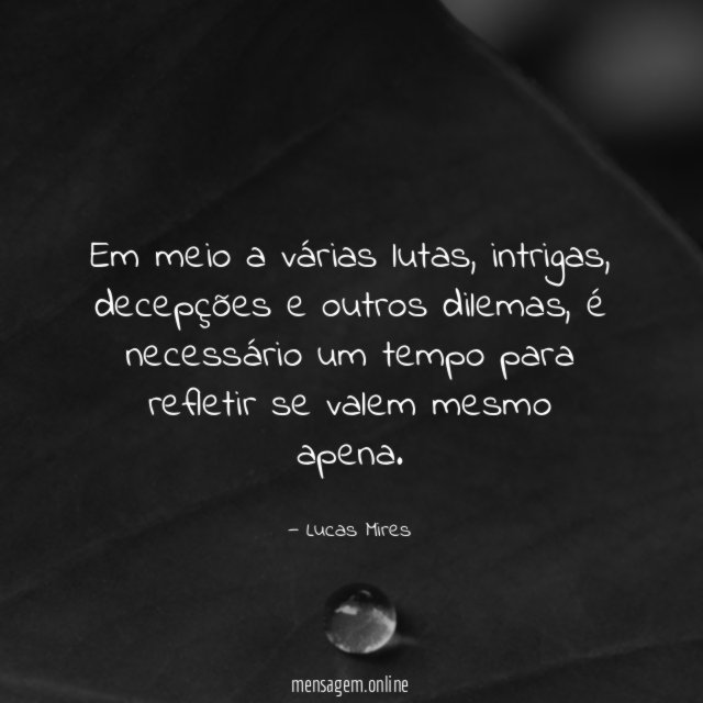 Em meio a várias lutas