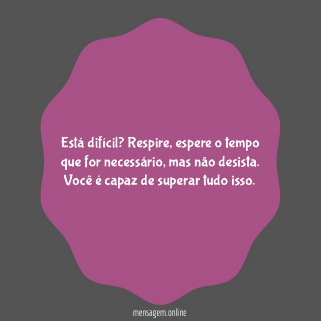 Está difícil