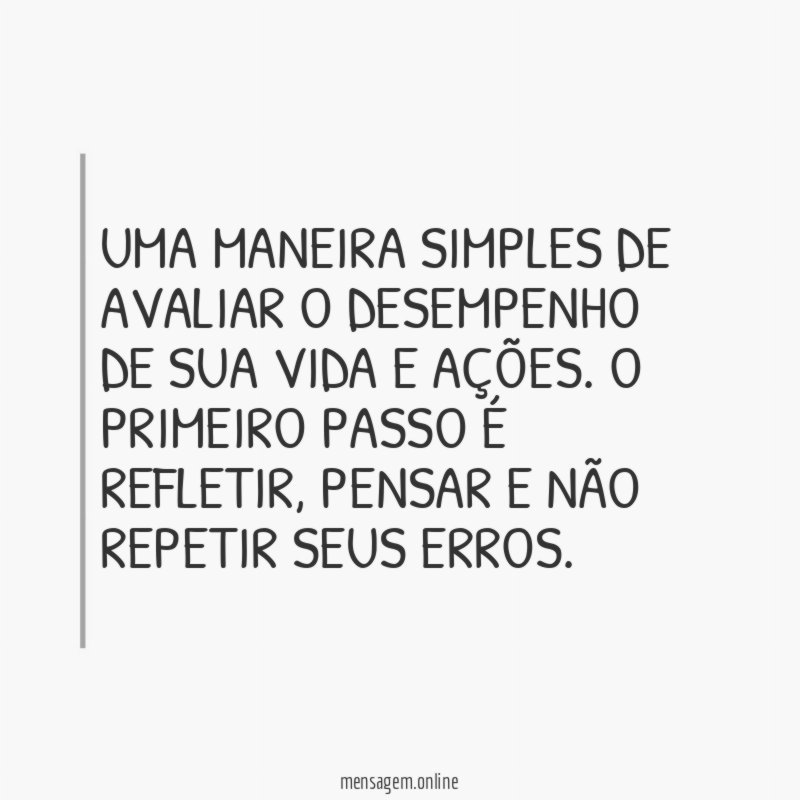 UMA MANEIRA SIMPLES DE AVALIAR O DESEMPENHO DE