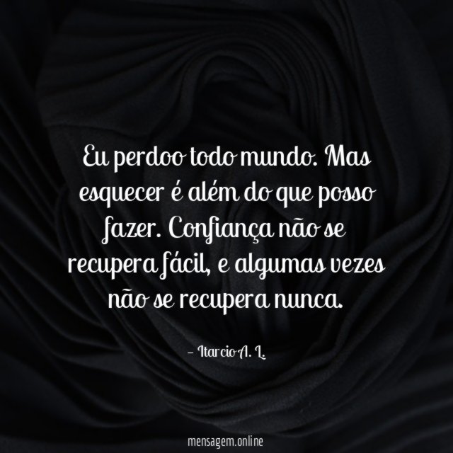 Eu perdoo todo mundo