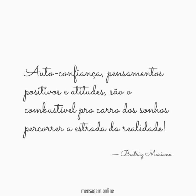 Auto-confiança