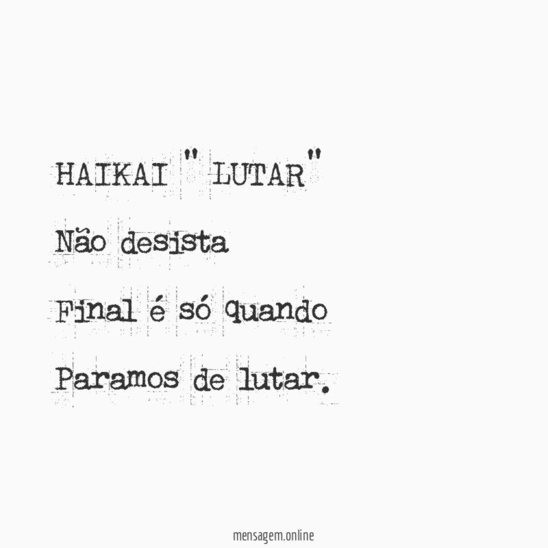 HAIKAI " LUTAR"
