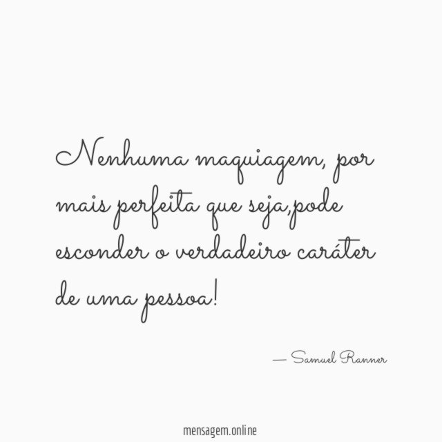 Nenhuma maquiagem
