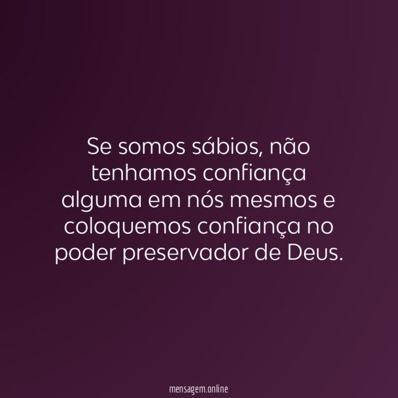 Se somos sábios