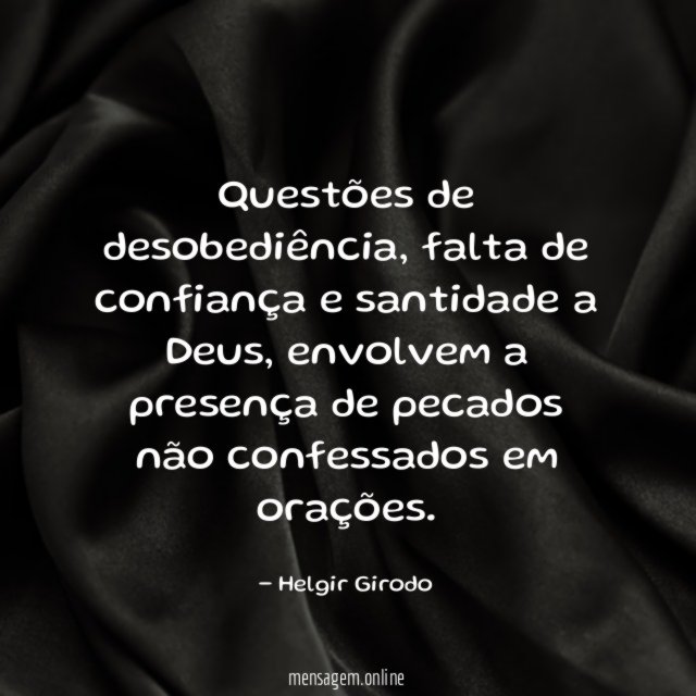 Questões de desobediência