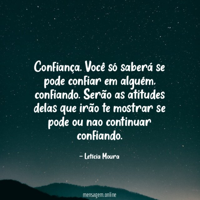 Confiança