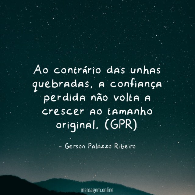 Ao contrário das unhas quebradas