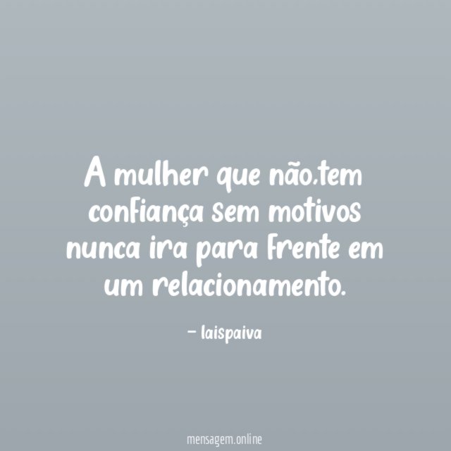 A mulher que não