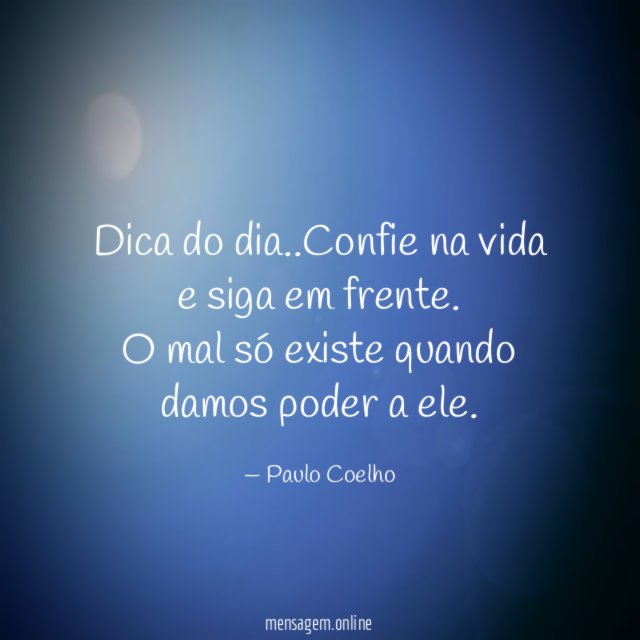 Dica do dia