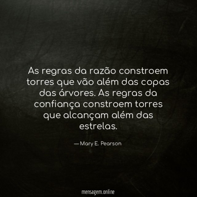 As regras da razão constroem torres que vão