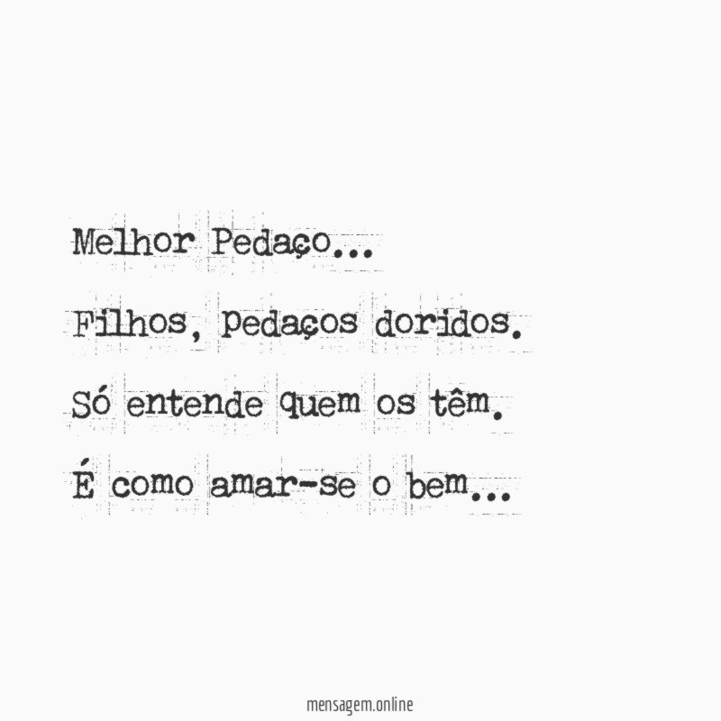 Melhor Pedaço…