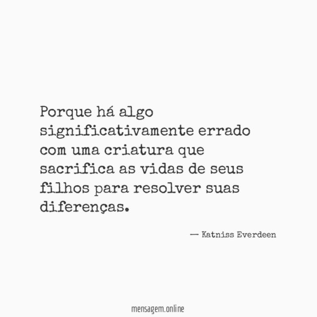 Porque há algo significativamente errado com uma criatura