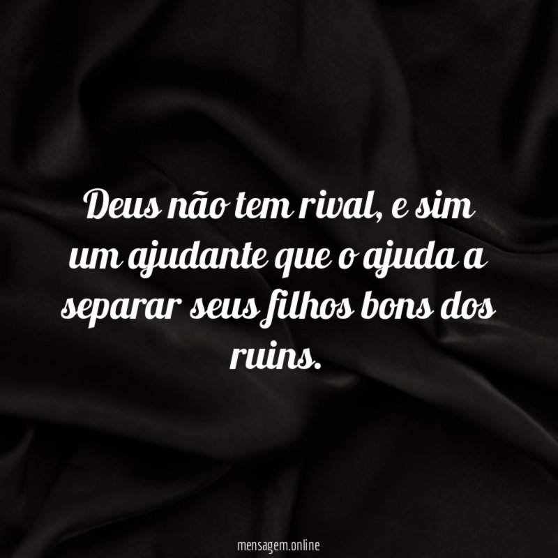 Deus não tem rival