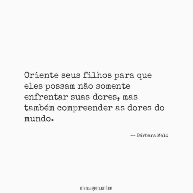 Oriente seus filhos para que eles possam não