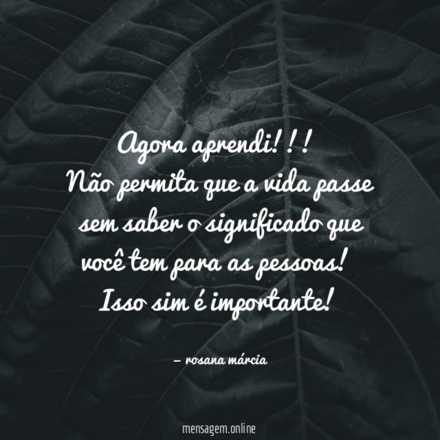 Agora aprendi!!!