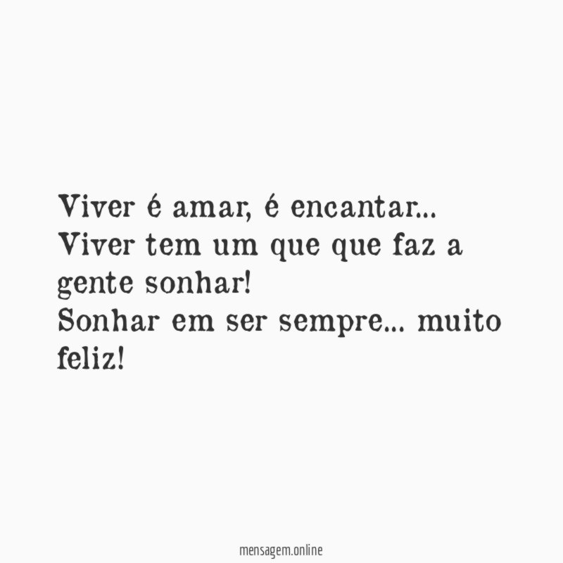 Viver é amar