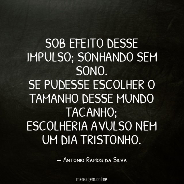 Sob efeito desse impulso
