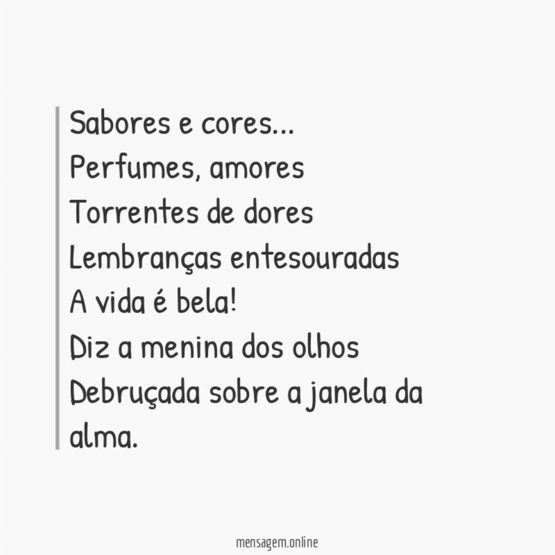Sabores e cores