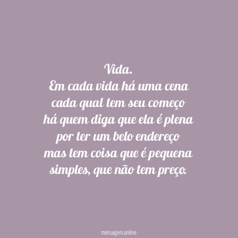 Vida.