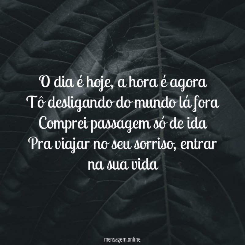 O dia é hoje