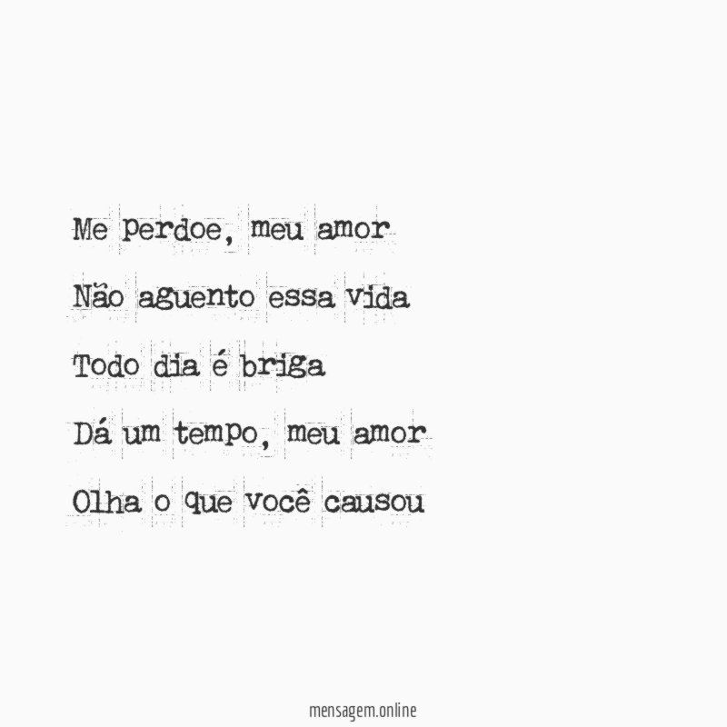 Me perdoe