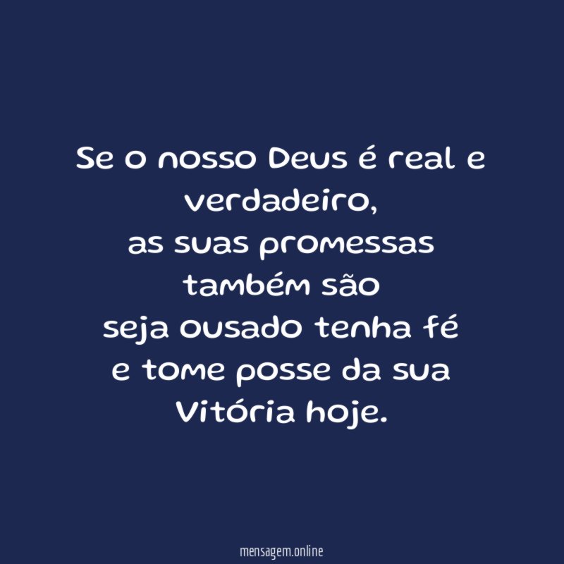 Se o nosso Deus é real e verdadeiro