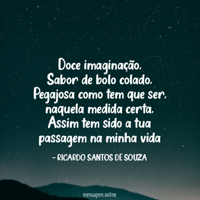 Doce imaginação