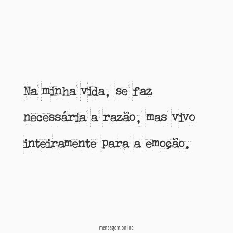 Na minha vida