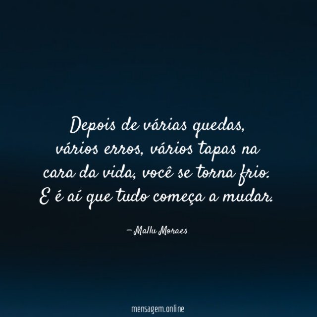 Depois de várias quedas