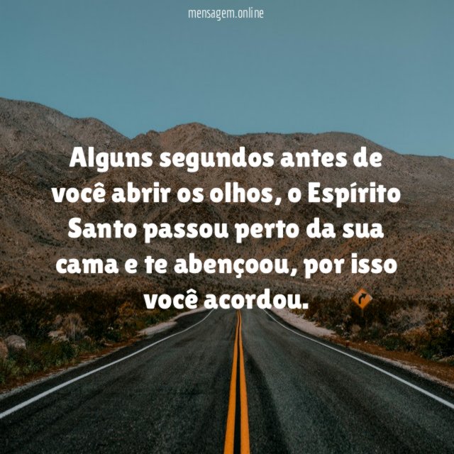 Alguns segundos antes de você abrir os olhos
