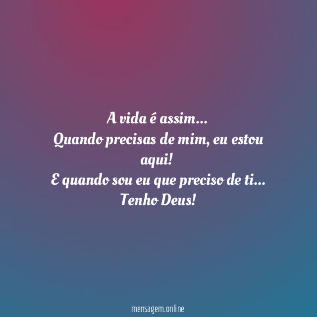 A vida é assim