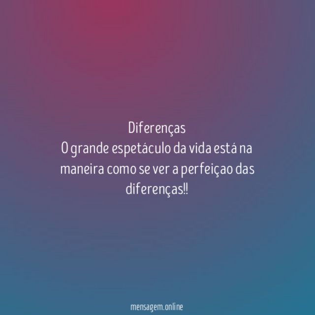 Diferenças