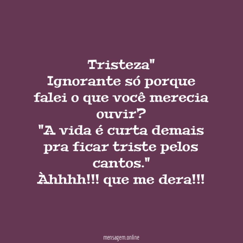 "Tristeza"