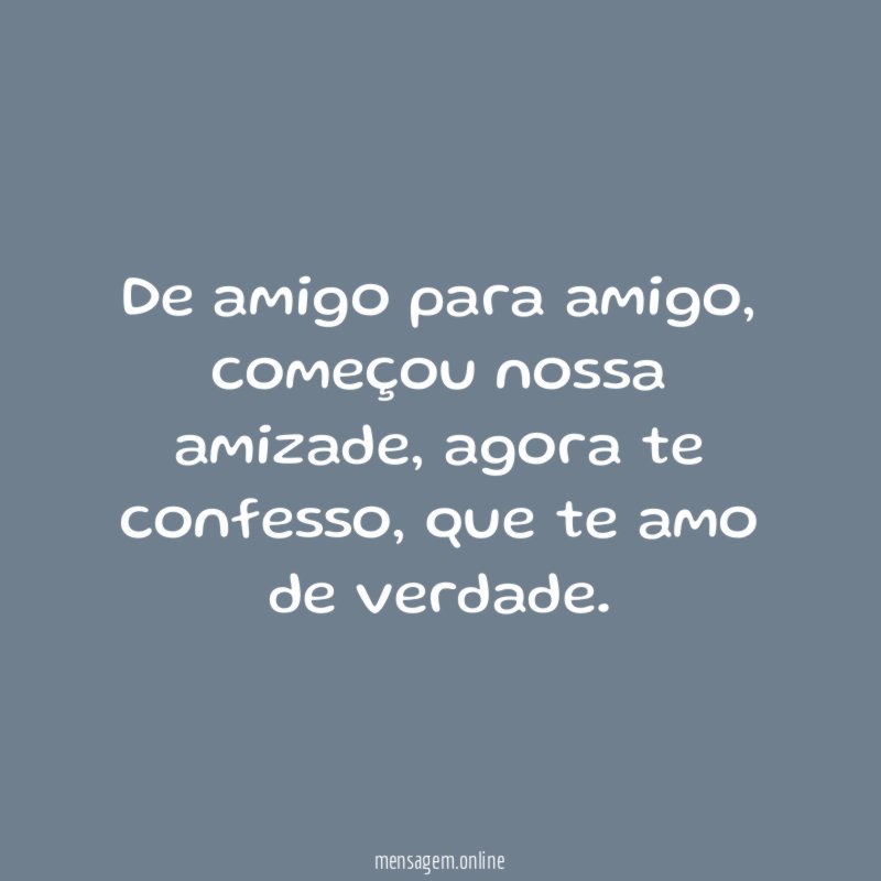 De amigo para amigo