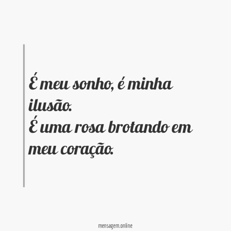 É meu sonho