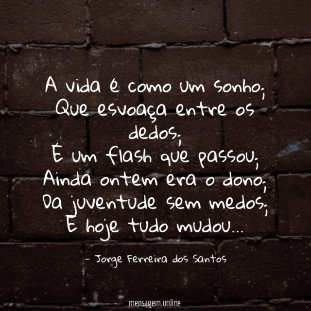 A vida é como um sonho