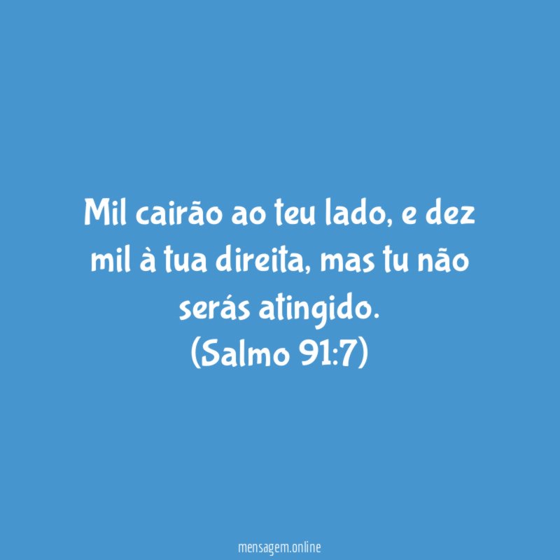 Mil cairão ao teu lado