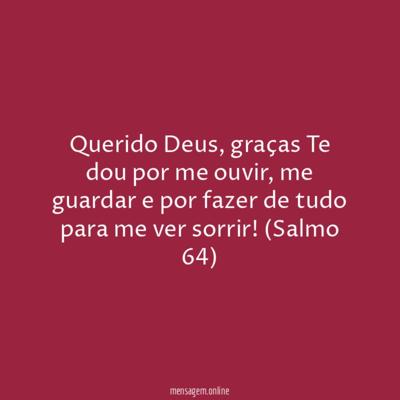Querido Deus