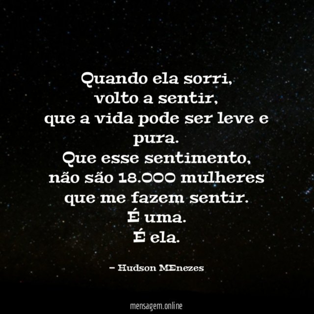 Quando ela sorri